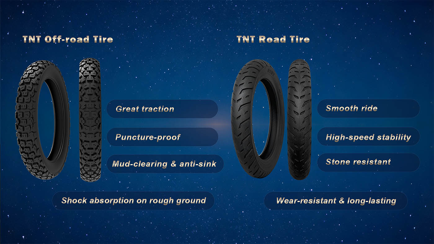 leaperkim sherman p tires: TNT road tire and TNT Off-road tire